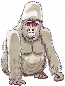 Gorilla (Skizze)